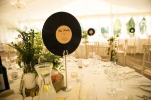 Marquee Wedding Special Table Setting Decor