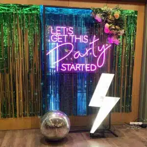 Neon Sign Party Wedding Corporate Event